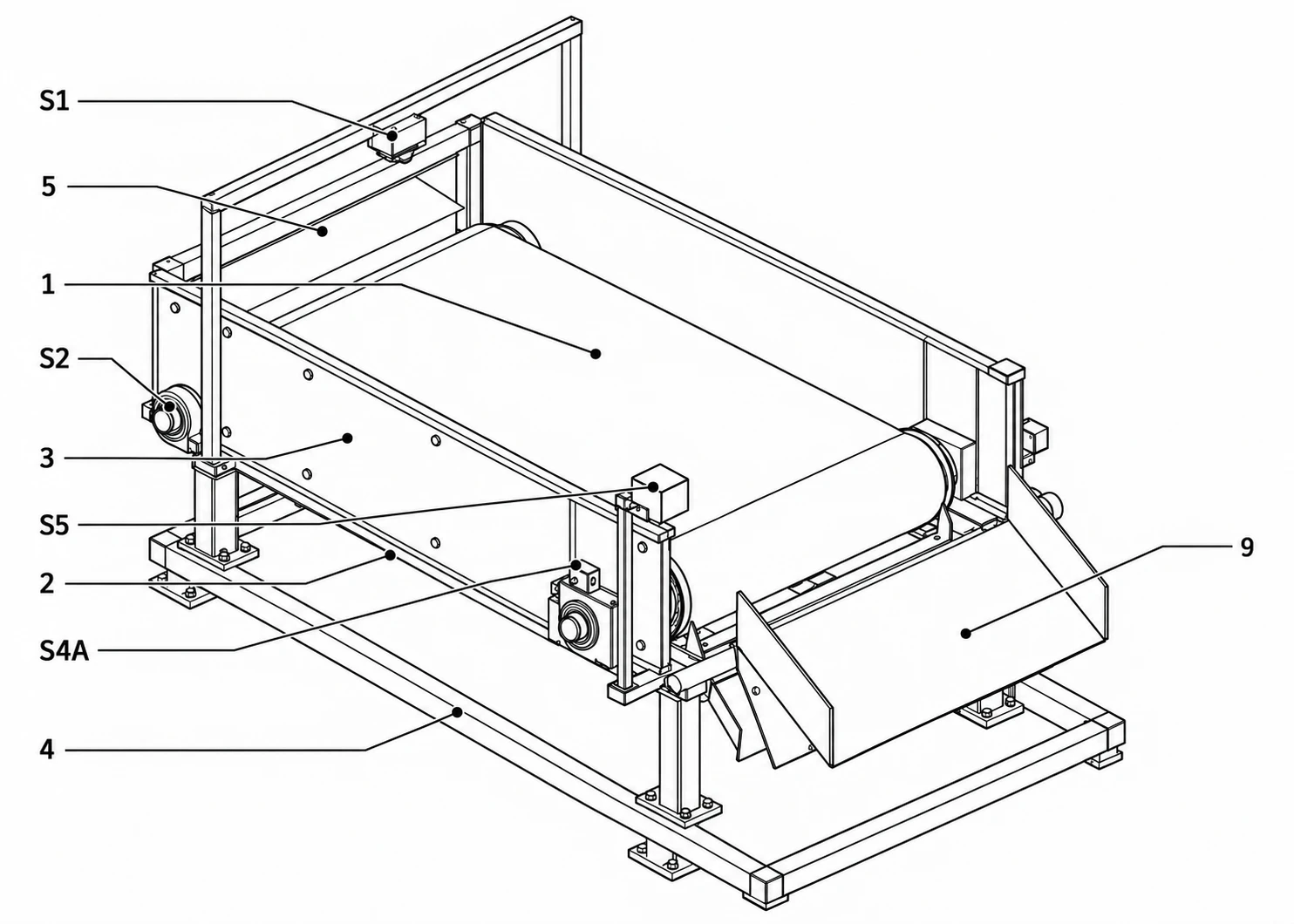 Desenho do conjunto Separador não ferroso